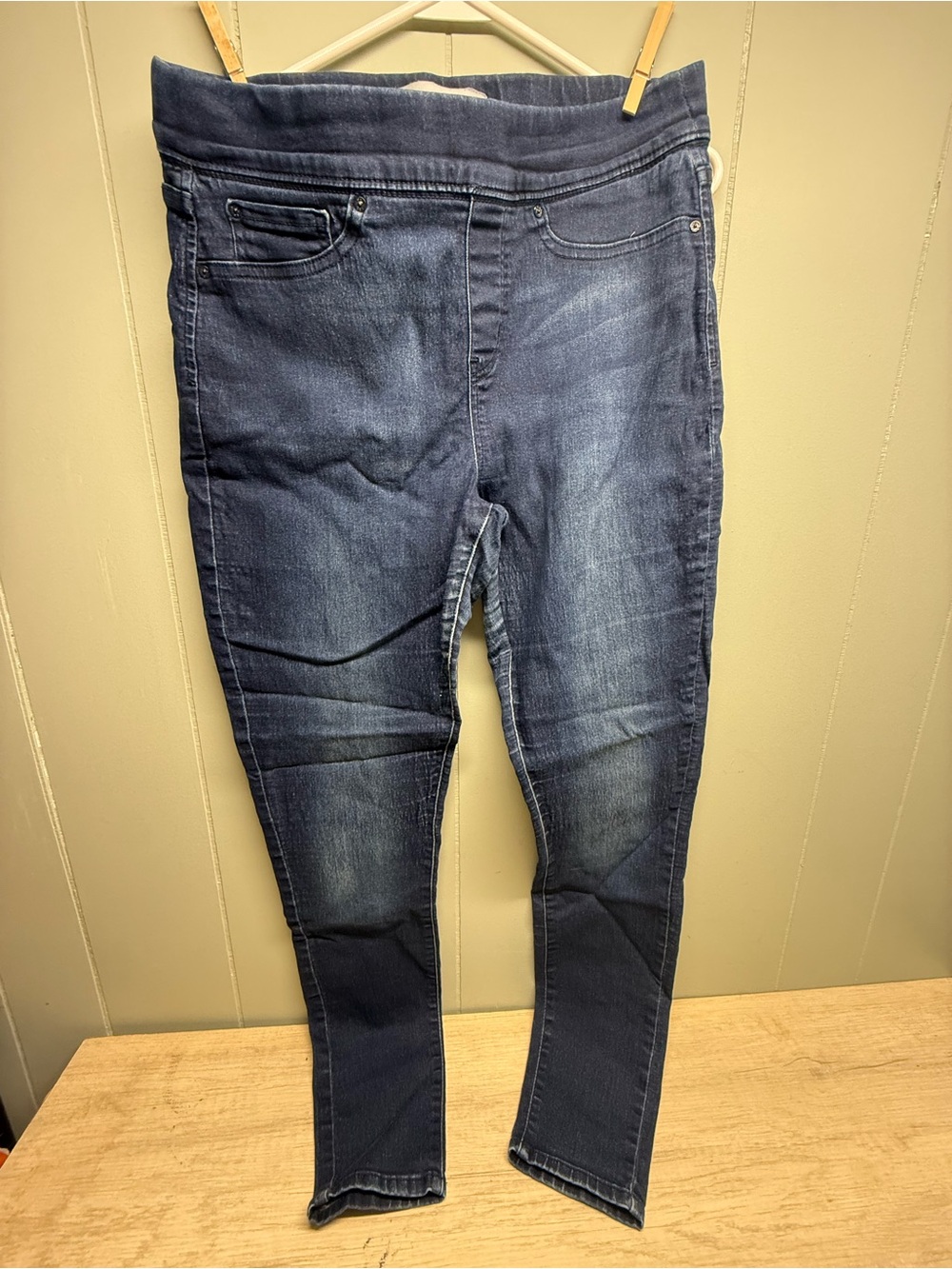 Signature by Levi Strauss Dark Indigo Pull-On Skinny Jeggings